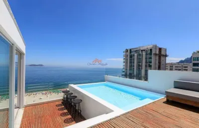 Cobertura triplex para venda em rio de janeiro, ipanema, 3 dormitórios, 3 suítes, 2 banheiros, 2 vagas