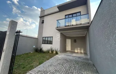 Casa com 4 quartos à venda na rua frei belino maria treviso, 366, boneca do iguaçu, são josé dos pinhais por r$ 950.000