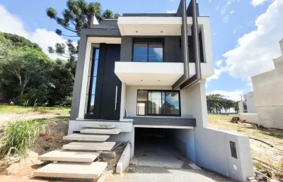 Casa em condomínio fechado com 3 quartos à venda na rua manoel martins, 905, costeira, são josé dos pinhais por r$ 1.550.000