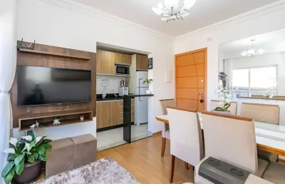 Apartamento com 2 quartos à venda na avenida deputado joão leopoldo jacomel, 969, são pedro, são josé dos pinhais por r$ 300.000