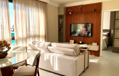 Apartamento 1 dormitório, com piscina - canasvieiras - 500 metros do mar