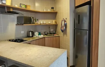 Excelente apartamento de 1 dormitório, aproximadamente 200 metros do mar