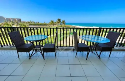Apartamento com 4 dormitórios à venda, 156 m² por r$ 1.200.000,00 - porto das dunas - aquiraz/ce