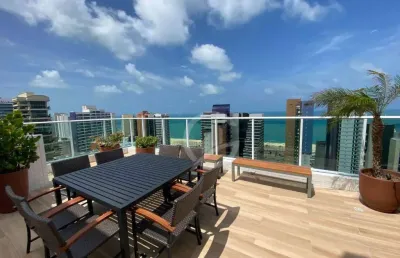Apartamento infinity vista mar, com 2 dormitórios à venda, 56 m² por r$ 915.000 - meireles - fortaleza/ce