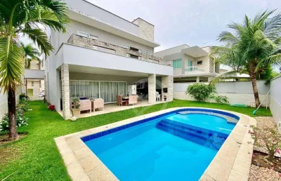 Casa com 5 dormitórios, 297 m² - venda por r$ 2.250.000 ou aluguel por r$ 15.000,00/mês - jardins ibiza - eusébio/ce