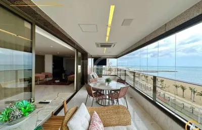 Ap frente mar com vista panorâmica, piso 100% em mármore, suíte master com 02 closets, porteira fechada e nada para fazer, só entrar e morar.