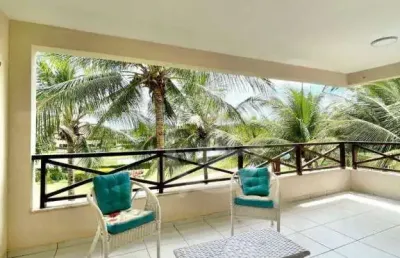 Apartamento no aquaville resort com 3 dormitórios à venda, 100 m² por r$ 890.000 - porto das dunas - aquiraz/ce