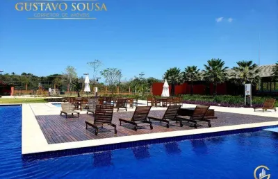 Lote de 500 m² no alphaville ceará 3, com uma frente de mais de 20 metros.
