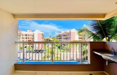Apartamento com 3 dormitórios à venda, 76 m² por r$ 499.000,00 - porto das dunas - aquiraz/ce