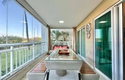 Apartamento no golf ville com 3 dormitórios à venda, 115 m² por r$ 1.650.000 - porto das dunas - aquiraz/ce
