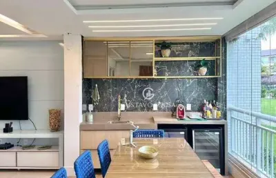 Apartamento no golf ville com 3 dormitórios à venda, 115 m² por r$ 1.600.000 - porto das dunas - aquiraz/ce