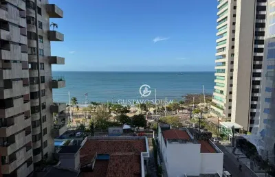 Apartamento vista mar, com 2 dormitórios à venda, 63 m² por r$ 1.250.000 - meireles - fortaleza/ce