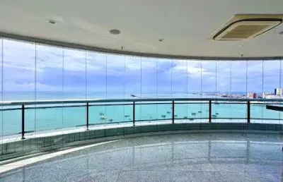 Apartamento com 4 dormitórios à venda, 326 m² por r$ 6.900.000,00 - mucuripe - fortaleza/ce