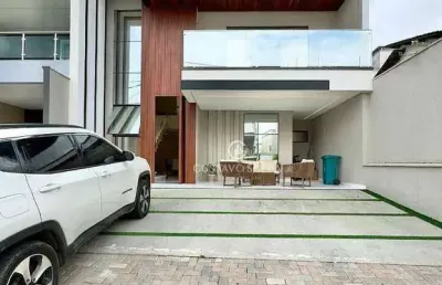 Vendo linda casa no osvaldo studart - maraponga 4 quartos, sendo 3 suítes, nascente, projetado, com deck e piscina e ótimo acabamento.  r$ 1.990.000.