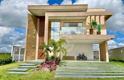 Casa com 4 dormitórios à venda, 290 m² por r$ 2.850.000,00 - cidade alpha - eusébio/ce