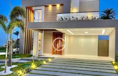 Casa de esquina, repleta de requinte e charme para você, arquitetura com traços firmes e modernos e hidro para 08 pessoas!