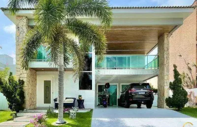 Casa alphaville fortaleza 04 suítes, piscina privativa e porteira fechada.
