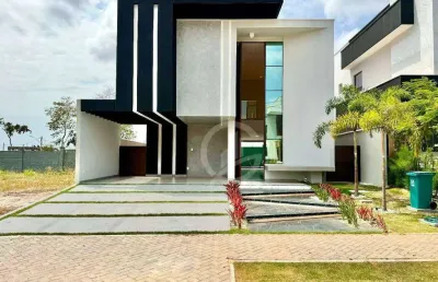 Casa com 4 dormitórios à venda, 240 m² por r$ 1.720.000,00 - cidade alpha - eusébio/ce