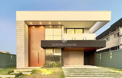 Casa com 4 dormitórios à venda, 296 m² por r$ 2.390.000,00 - cidade alpha - eusébio/ce