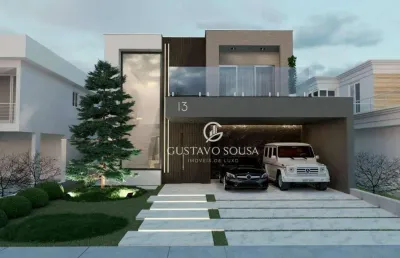 Casa com 4 dormitórios à venda, 254 m² por r$ 1.890.000,00 - cidade alpha - eusébio/ce