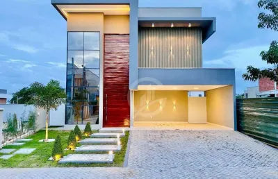 Casa com 4 dormitórios à venda, 247 m² por r$ 1.650.000,00 - cidade alpha - eusébio/ce