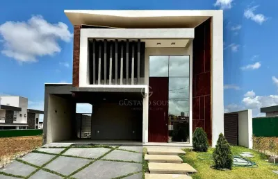 Casa com 3 dormitórios à venda, 260 m² por r$ 1.850.000,00 - cidade alpha - eusébio/ce