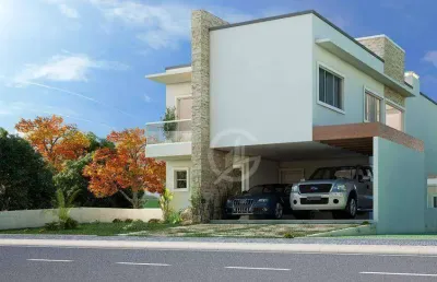 Casa com 3 dormitórios à venda, 243 m² por r$ 1.750.000,00 - cidade alpha - eusébio/ce