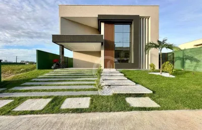 Casa com 5 dormitórios à venda, 396 m² por r$ 2.899.000,00 - cidade alpha - eusébio/ce