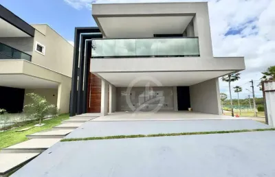 Casa com 4 dormitórios à venda, 299 m² por r$ 1.850.000,00 - cidade alpha - eusébio/ce