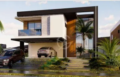 Casa com 5 dormitórios à venda, 350 m² por r$ 3.290.000,00 - cidade alpha - eusébio/ce