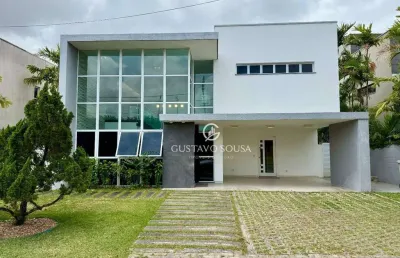 Casa com 5 dormitórios, 350 m² - venda por r$ 2.590.000,00 ou aluguel por r$ 16.000,00/mês - alphaville eusébio - eusébio/ce