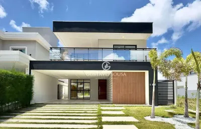 Casa com 4 dormitórios à venda, 250 m² por r$ 1.680.000,00 - cidade alpha - eusébio/ce