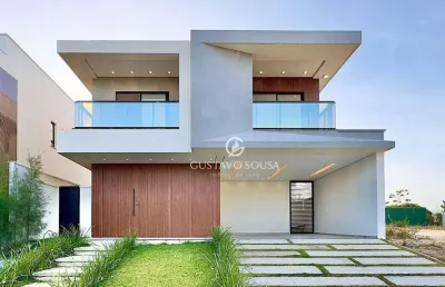 Casa com 4 dormitórios à venda, 250 m² por r$ 1.690.000,00 - cidade alpha - eusébio/ce