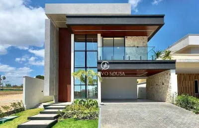 Casa com 4 dormitórios à venda, 239 m² por r$ 1.799.000,00 - cidade alpha - eusébio/ce