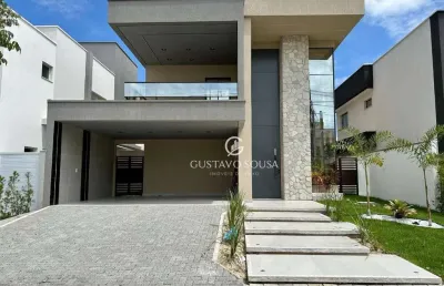 Casa com 4 dormitórios à venda, 254 m² por r$ 1.900.000,00 - cidade alpha - eusébio/ce