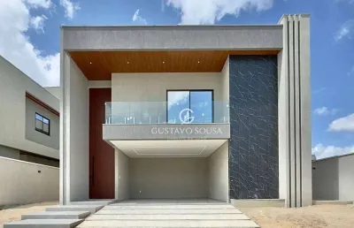 Casa com 5 dormitórios à venda, 344 m² por r$ 2.600.000,00 - cidade alpha - eusébio/ce