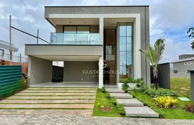 Casa com 4 dormitórios à venda, 246 m² por r$ 1.780.000,00 - cidade alpha - eusébio/ce