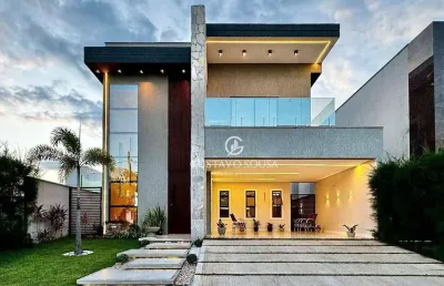 Casa com 5 dormitórios à venda, 250 m² por r$ 1.550.000,00 - cidade alpha - eusébio/ce