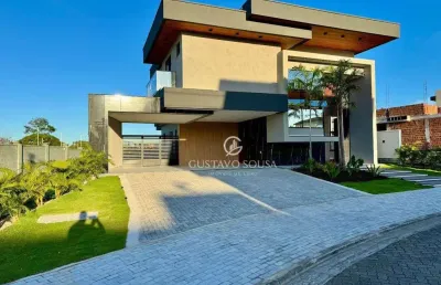 Casa com 4 dormitórios à venda, 311 m² por r$ 2.100.000,00 - cidade alpha - eusébio/ce