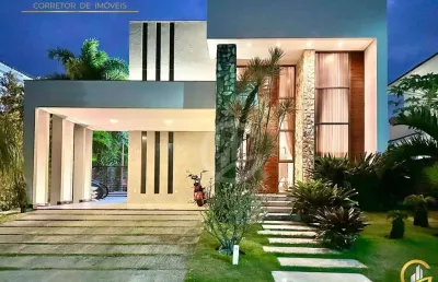 Porteira fechada, móveis assinados, design exclusivo, 05 suítes e muito mais que essa residência pode lhe proporcionar!