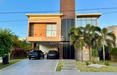 Casa com 5 dormitórios, 383 m² - venda por r$ 2.999.000,00 ou aluguel por r$ 22.250,00/mês - alphaville eusébio - eusébio/ce