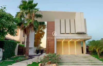 Casa com 5 dormitórios à venda, 392 m² por r$ 4.150.000,00 - alphaville eusébio - eusébio/ce
