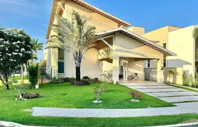 Casa com 4 dormitórios à venda, 379 m² por r$ 2.950.000,00 - alphaville fortaleza - fortaleza/ce