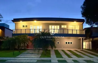Casa com 5 dormitórios à venda, 400 m² por r$ 2.950.000,00 - alphaville fortaleza - fortaleza/ce
