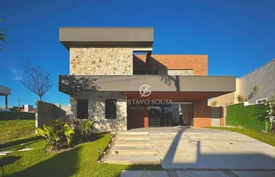 Casa com 5 dormitórios à venda, 380 m² por r$ 2.900.000,00 - cidade alpha - eusébio/ce