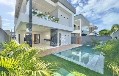 Casa com 5 dormitórios à venda, 287 m² por r$ 1.790.000,00 - cidade alpha - eusébio/ce