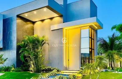Casa com 5 dormitórios à venda, 410 m² por r$ 3.800.000,00 - jardins do lago - eusébio/ce
