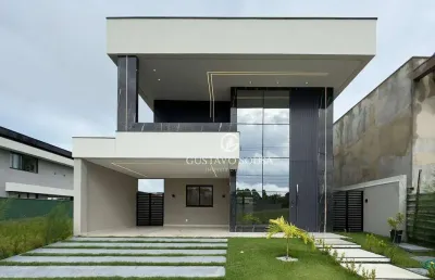 Casa com 4 dormitórios à venda, 254 m² por r$ 1.650.000,00 - cidade alpha - eusébio/ce