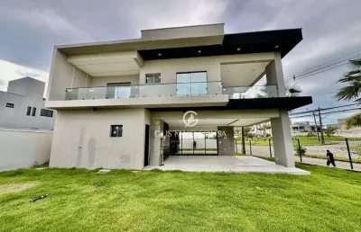 Casa com 4 dormitórios à venda, 330 m² por r$ 2.200.000,00 - cidade alpha - eusébio/ce
