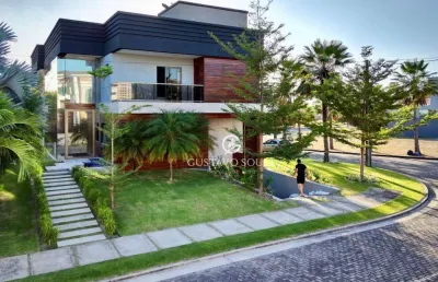 Casa com 5 dormitórios à venda, 563 m² por r$ 4.800.000,00 - alphaville eusébio - eusébio/ce